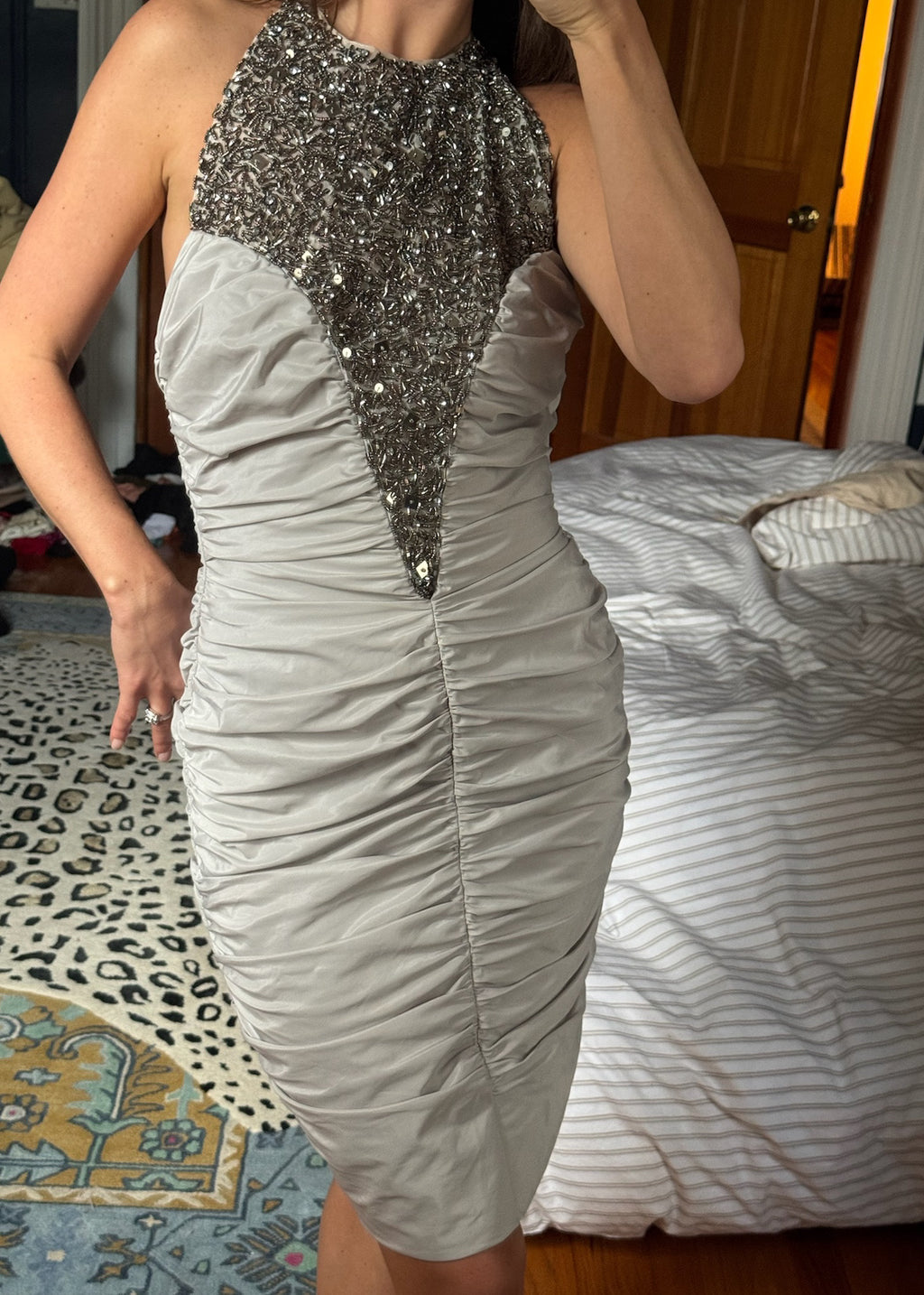 nicole bakti | halterneck midi dress