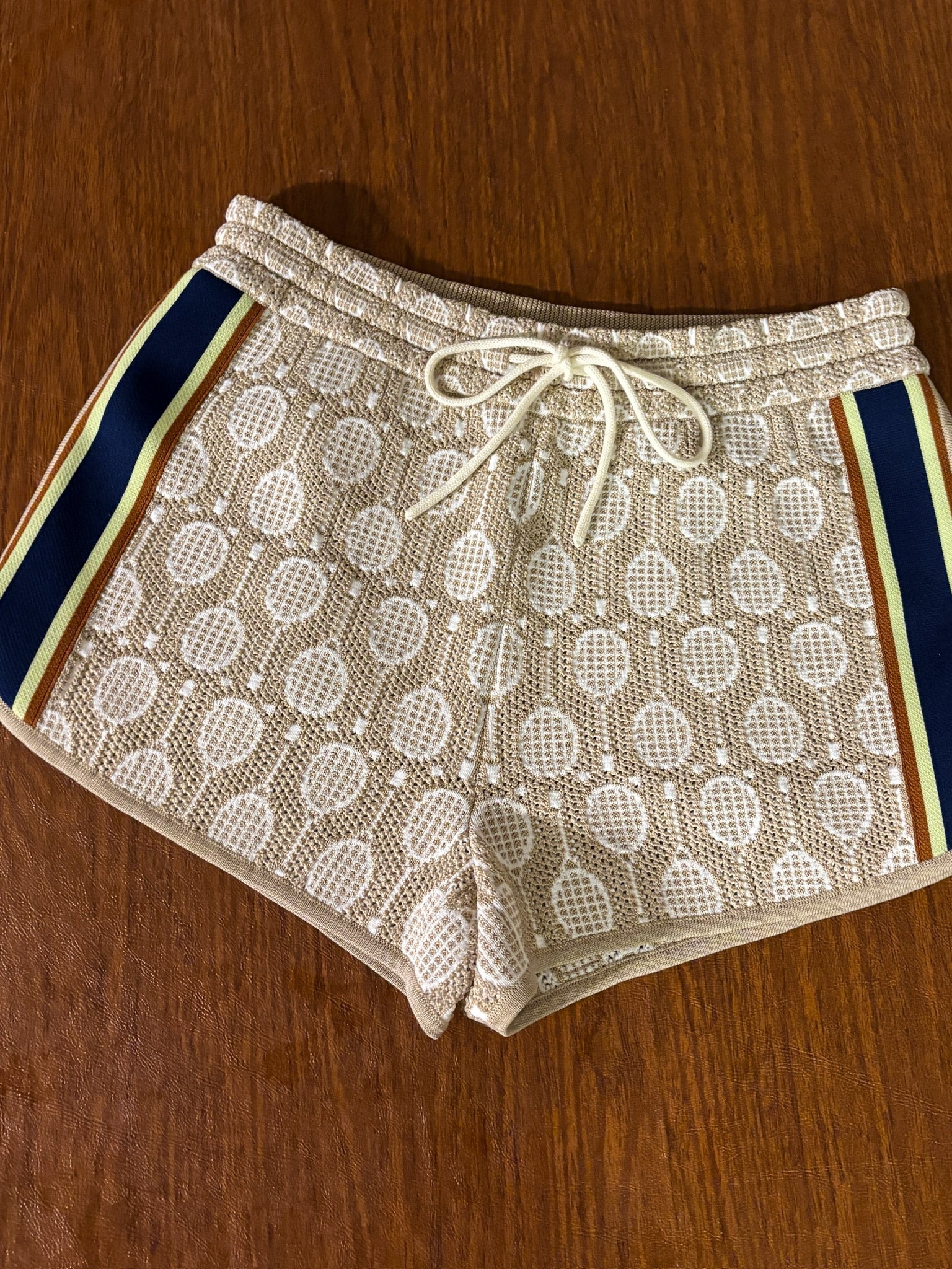 tory burch | jacquard tennis shorts
