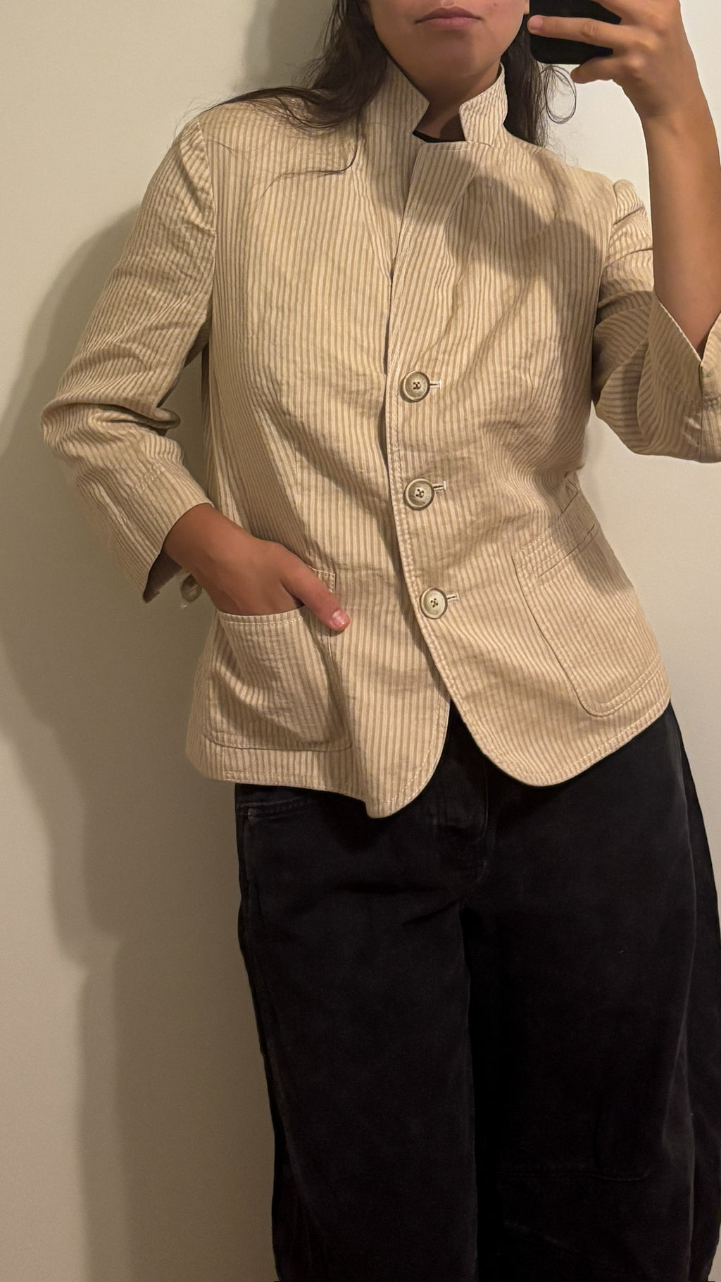 kasper | linen/cotton blend blazer