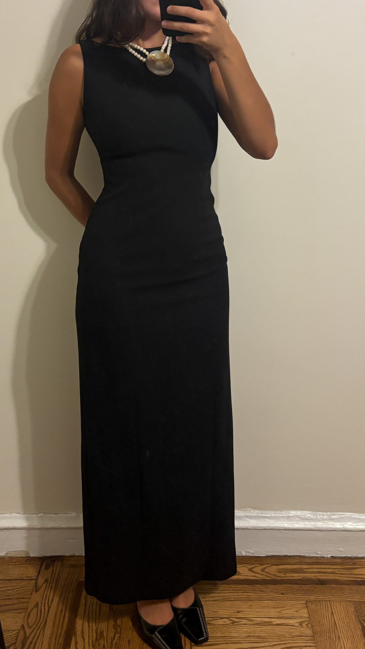 laundry shelli segal | black low back dress