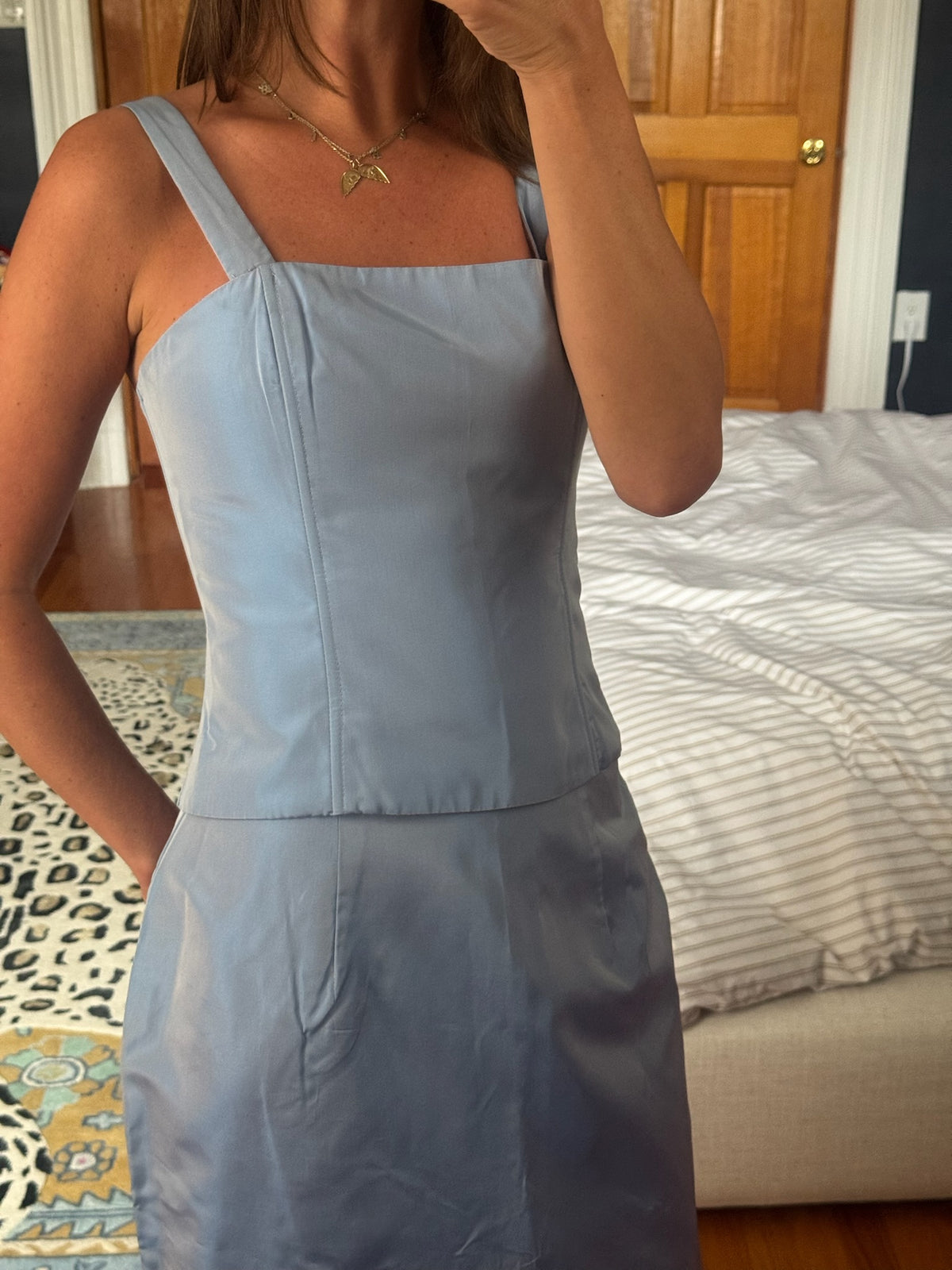 jessica mcclintock | blue set