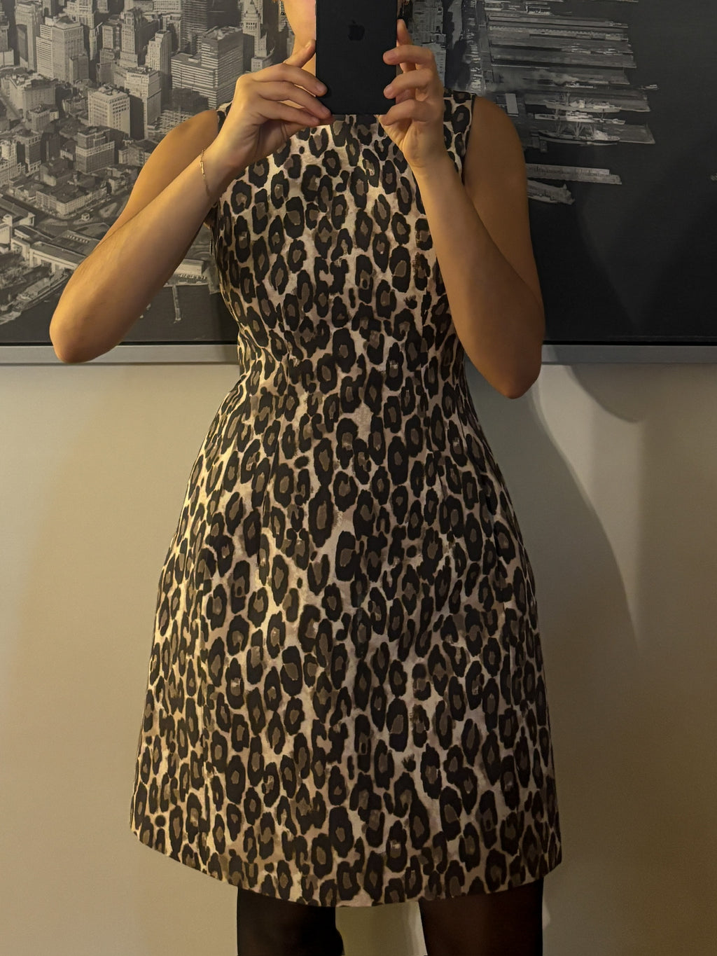 kate spade | leopard-print dress