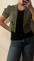 trina turk | cropped military jacket