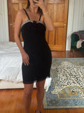 richmond x | black mini dress