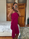 jean paul gaultier soleil | pink mesh dress