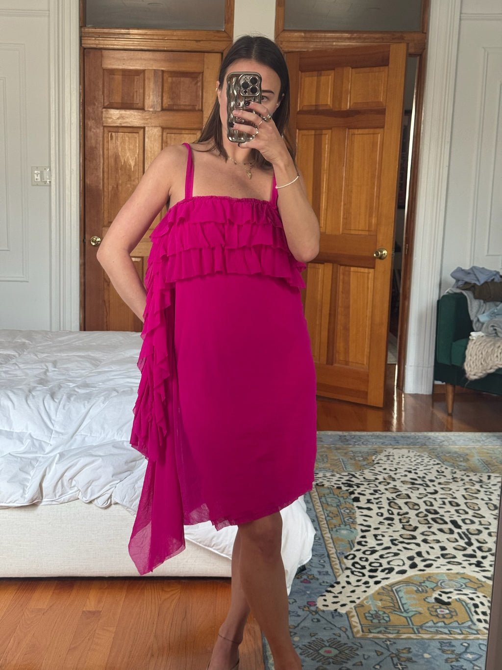 jean paul gaultier soleil | pink mesh dress