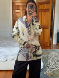 stella mccartney | printed silky button-up