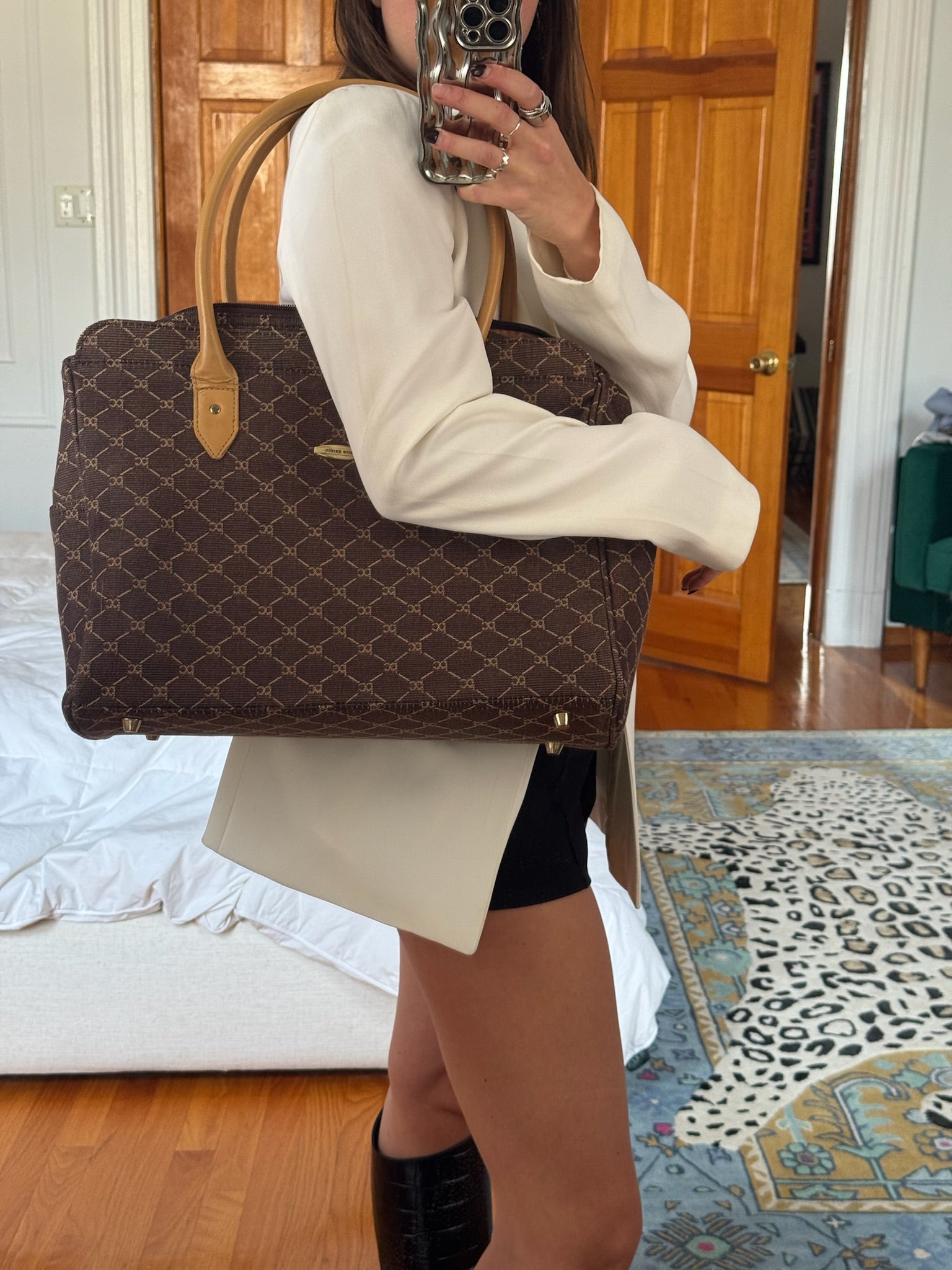 pierre cardin | canvas messenger bag