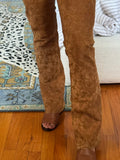 bebe | 100% leather patterned pants