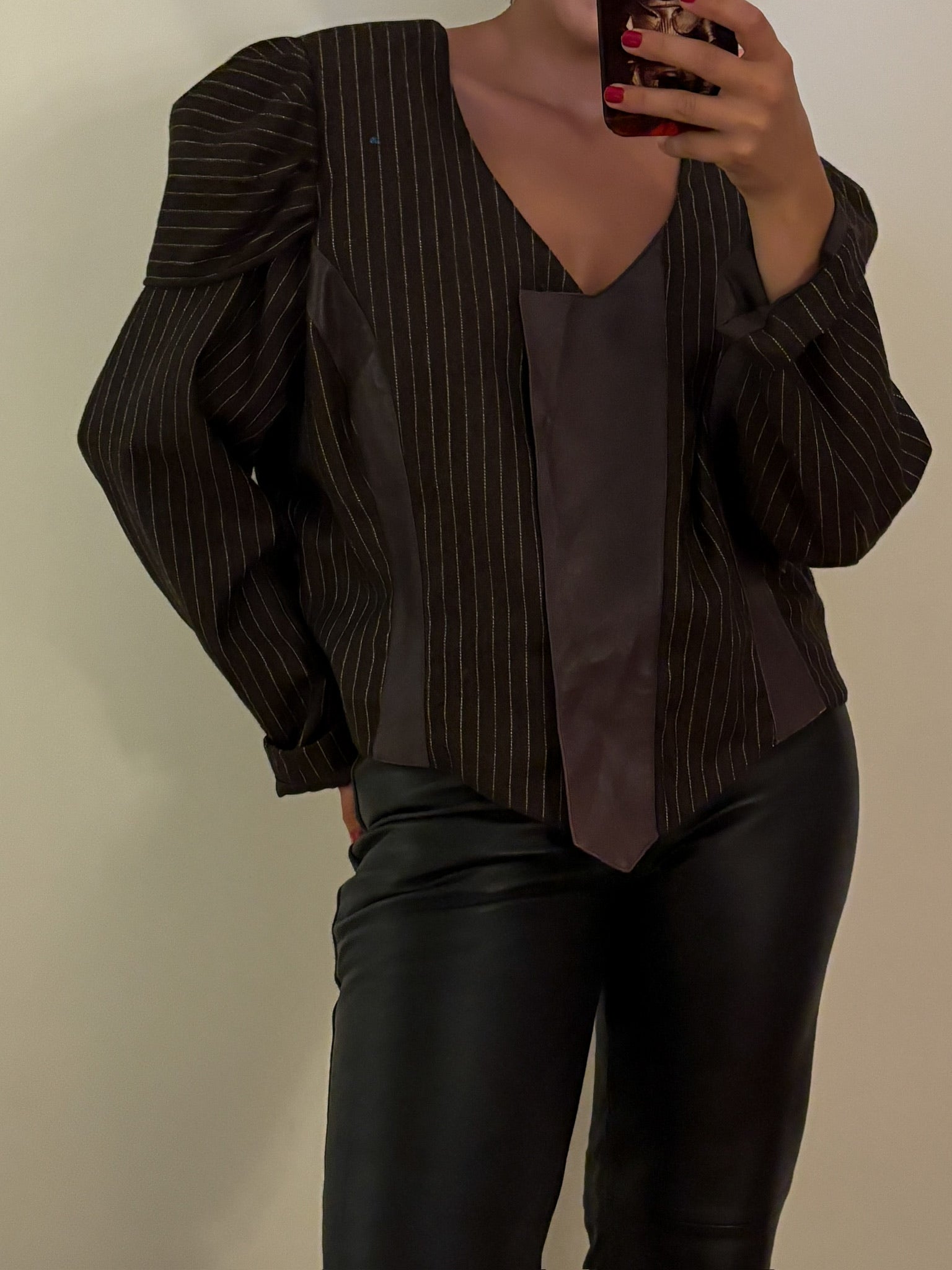 100% wool 1980's jacket